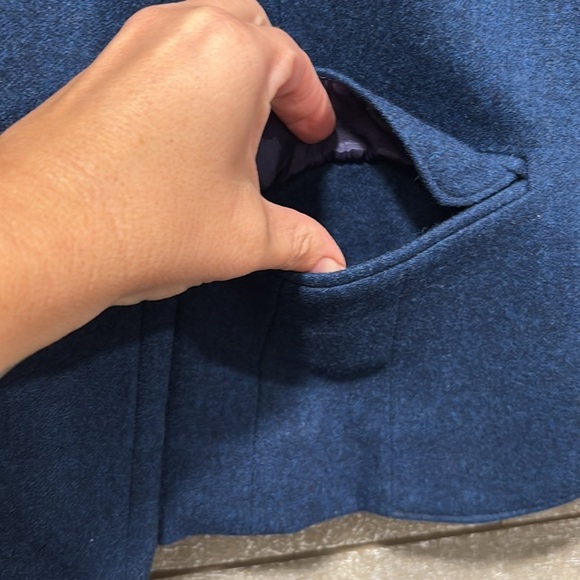 Pendleton vintage Navy 100% virgin wool made in the USA blazer size 6 - Picture 4 of 11